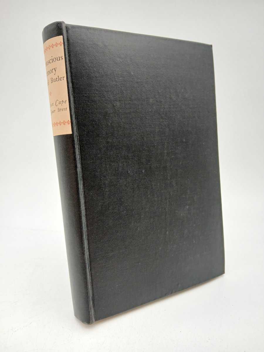 Butler, Samuel | Unconscious Memory : With an introduction by Professor Hartog