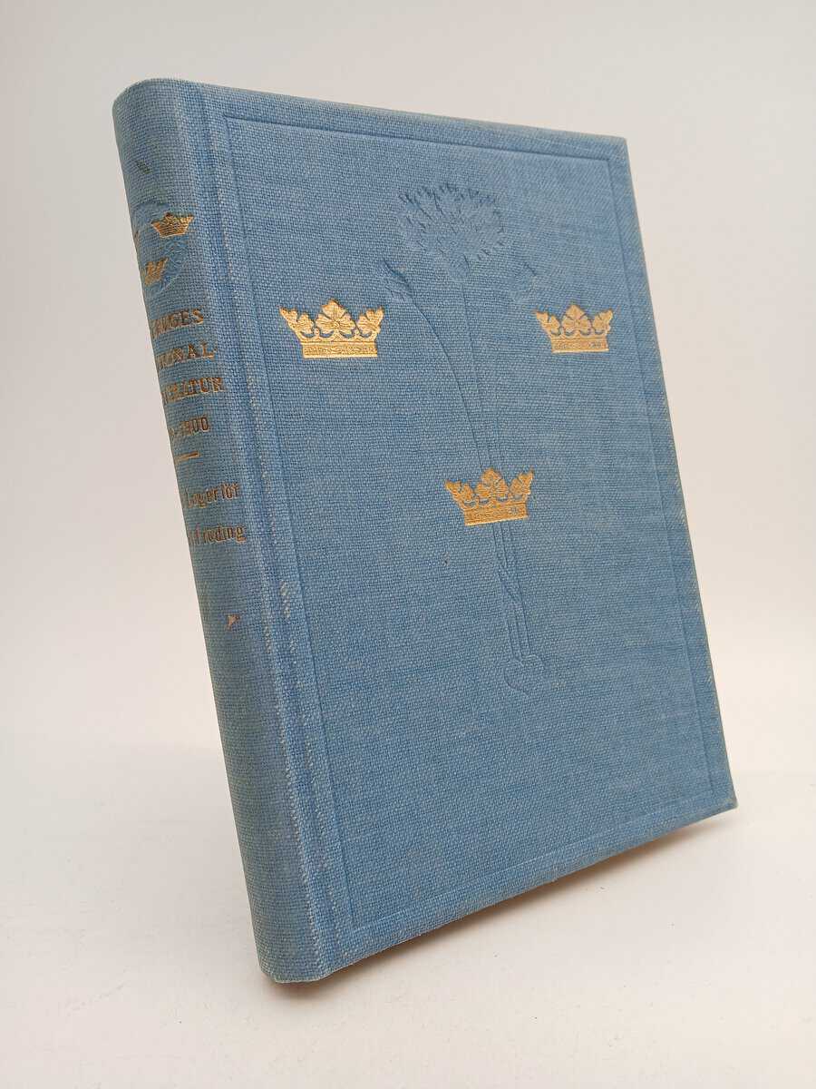 Berg, Ruben G:son | Sveriges National-Litteratur 1500-1900. XXII : Selma Lagerlöf. Gustaf Fröding