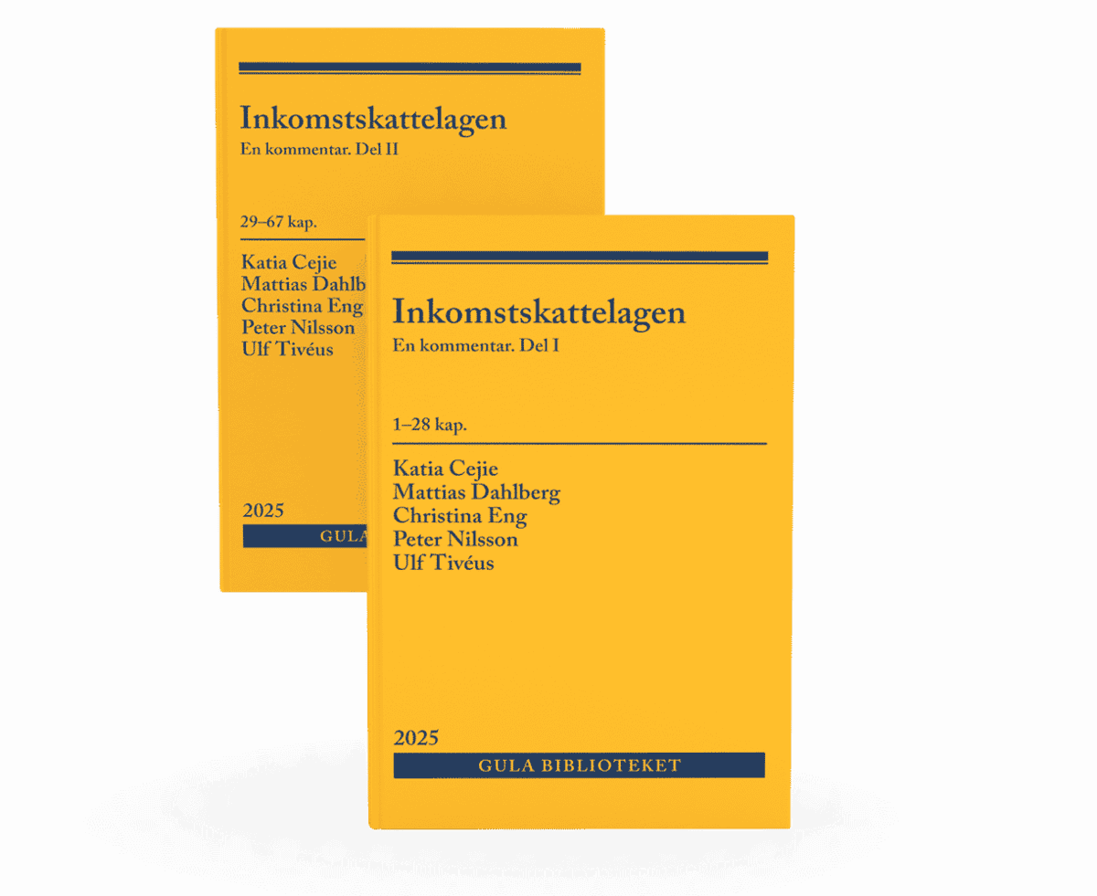 Cejie, Katia | Dahlberg, Mattias | Eng, Christina | Nilsson, Peter | Tivéus, Ulf | Inkomstskattelagen : En kommentar. De...
