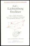 Lichtenberg, Georg Christoph | G.C. Lichtenberg föreläser : 'Några strödda adnotationer under Prof. Lichtenbergs föreläs...