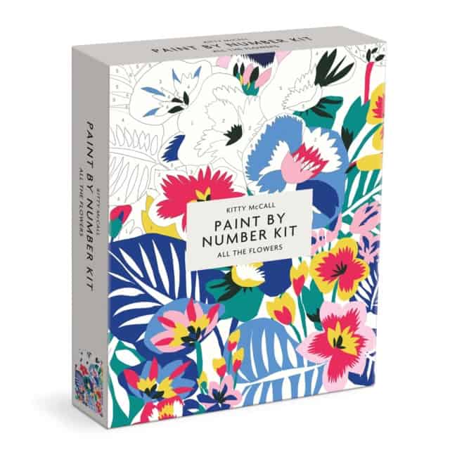 Galison | Kitty McCall All the Flowers Paint By Number Kit