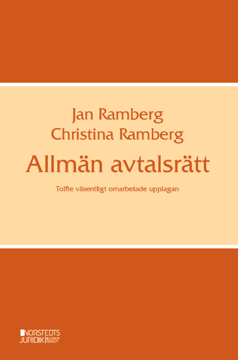 Ramberg, Jan | Ramberg, Christina | Allmän avtalsrätt