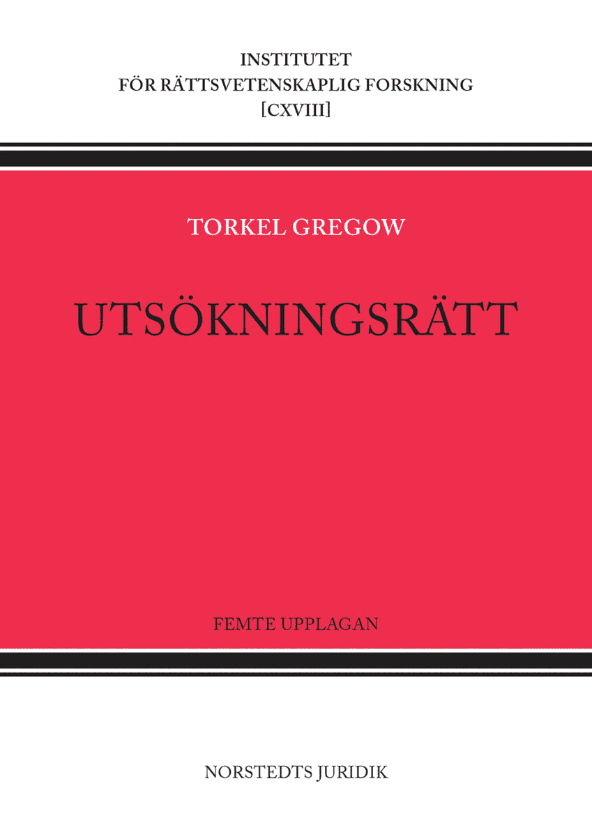 Gregow, Torkel | Utsökningsrätt
