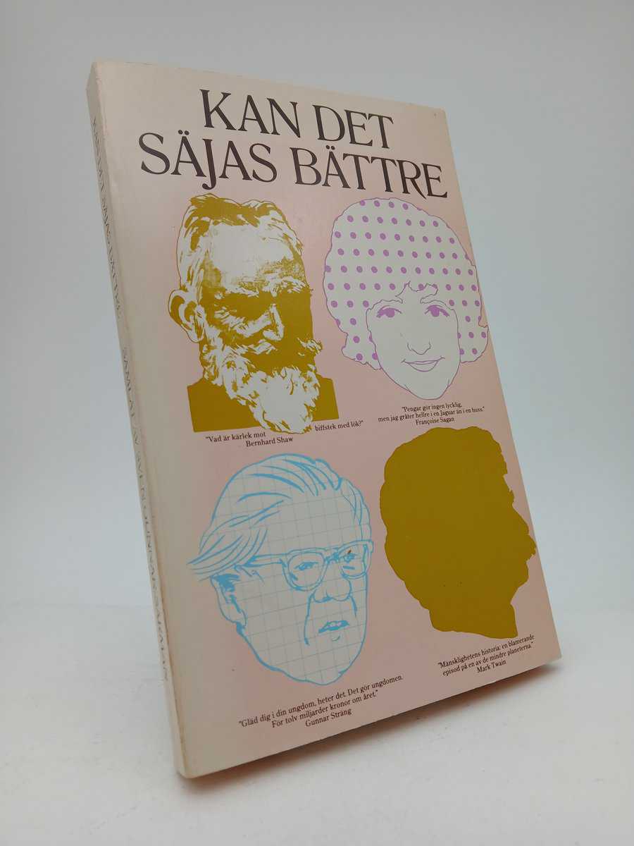 Särman, Sven Gunnar | Kan det säjas bättre