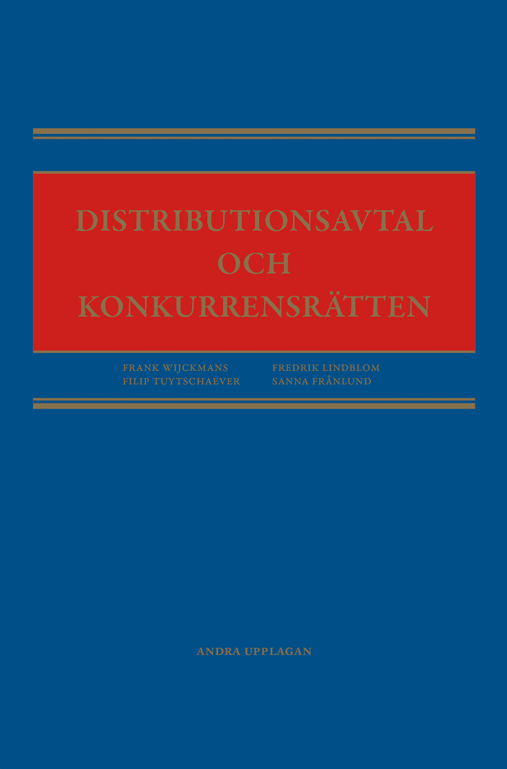Wijckmans, Frank | Tuytschaever, Filip | Lindblom, Fredrik | Frånlund, Sanna | Distributionsavtal och konkurrensrätten