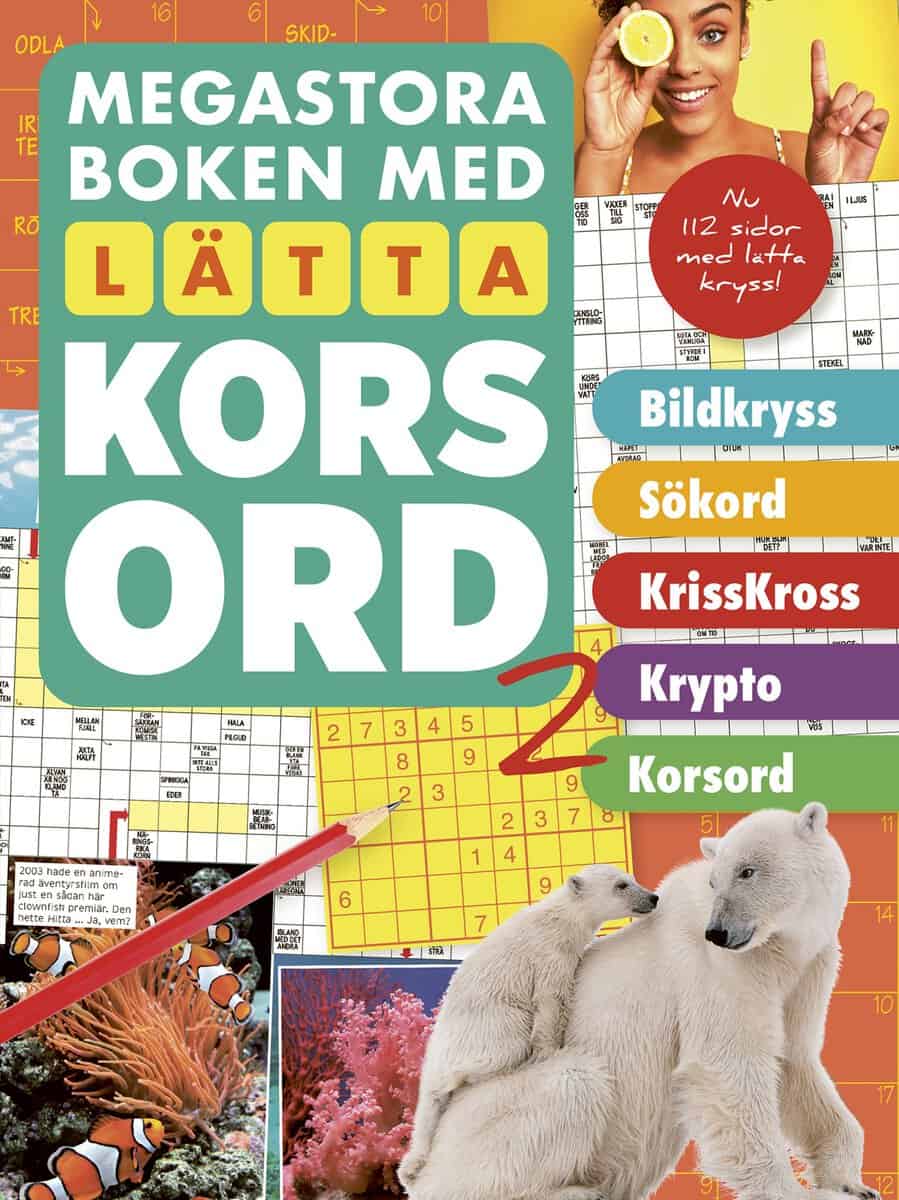 Tankesport | Megastora boken med lätta korsord 2