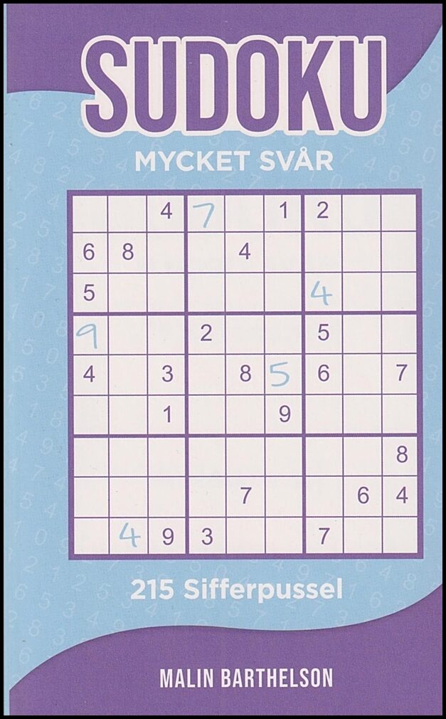 Sudoku Mycket svår