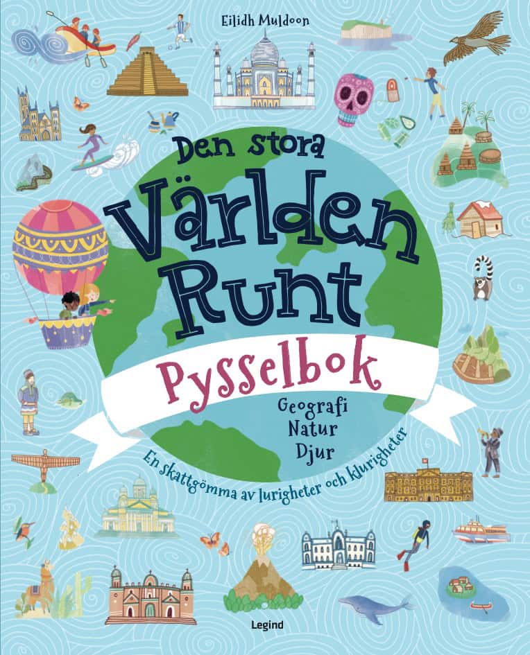 Muldoon, Eilidh | Brett, Anna | Den stora världen runt pysselbok