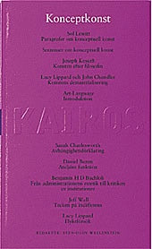 Konceptkonst : Skriftserien Kairos Nr 11