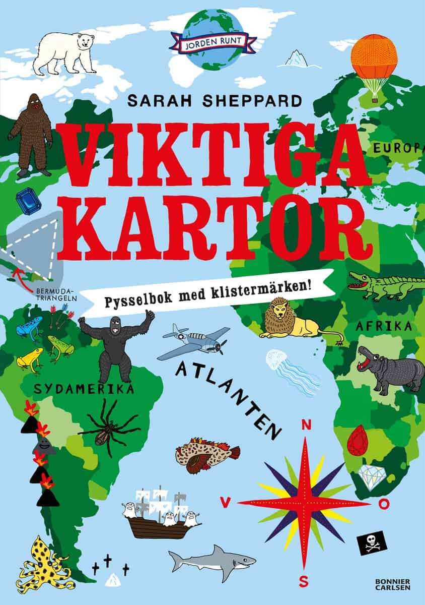 Sheppard, Sarah | Viktiga kartor : Pysselbok med klistermärken