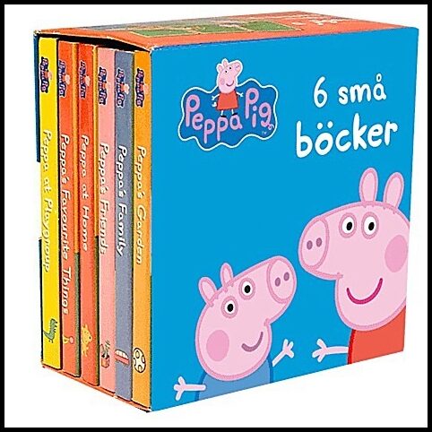 6 små böcker
