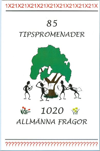 Börgesson, Thomas | 85 tipspromenader : 1020 allmänna frågor