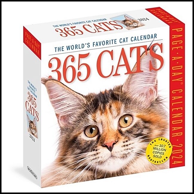 Calendars, Workman | 365 Cats Page-A-Day Calendar 2024
