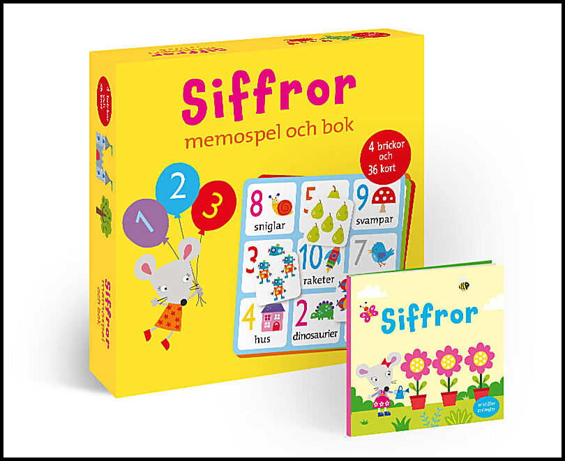 Nolan, Kate | Siffror : Memospel och bok