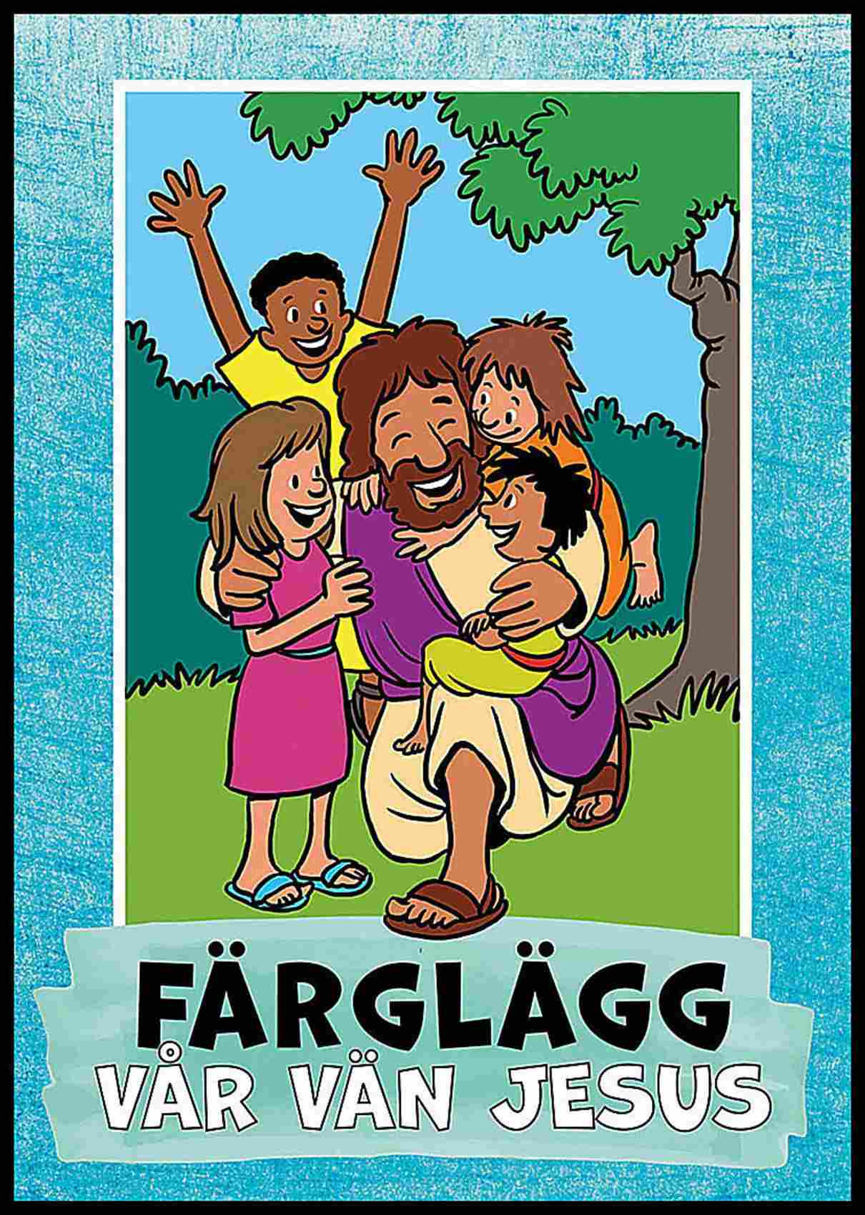 Färglägg vår vän Jesus