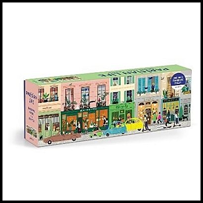 Galison | Parisian Life 1000 Piece Panoramic Puzzle