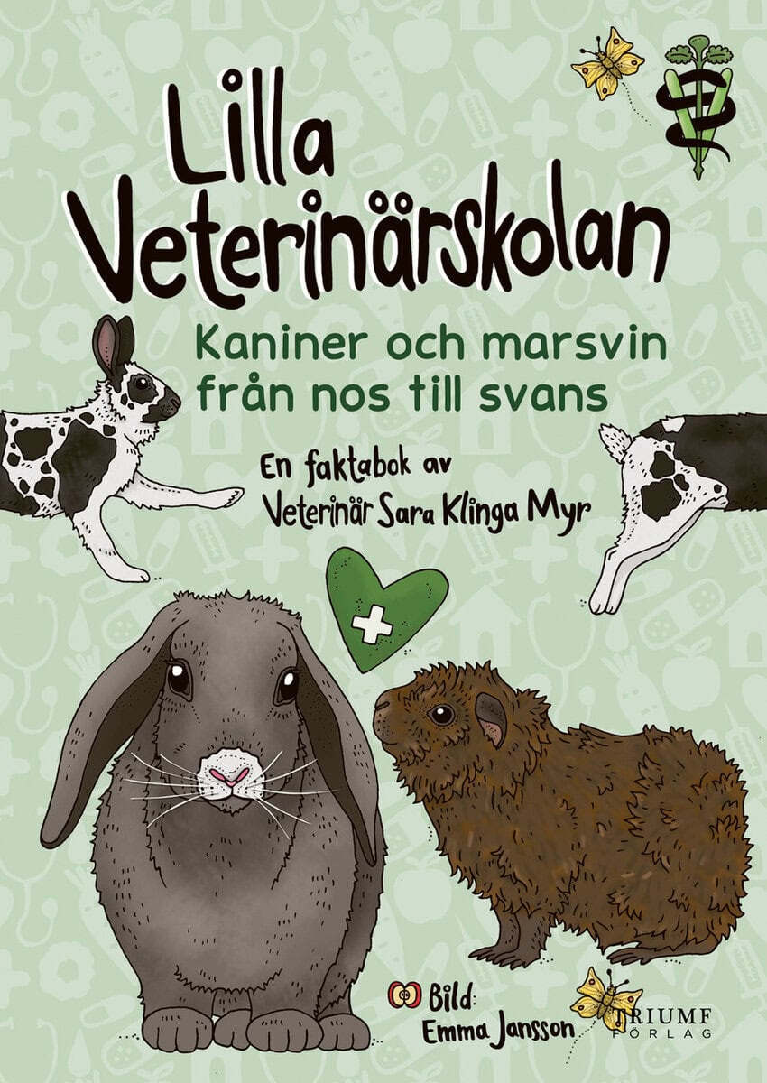 Klinga Myr, Sara | Lilla veterinärskolan : Kaniner och marsvin från nos till svans