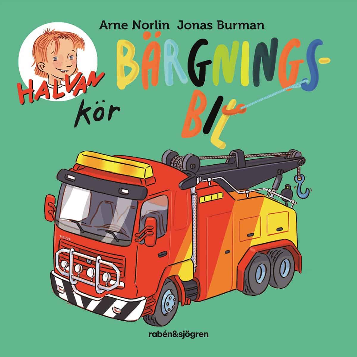 Norlin, Arne | Halvan kör bärgningsbil