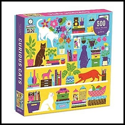 Curious Cats 500 Piece Puzzle