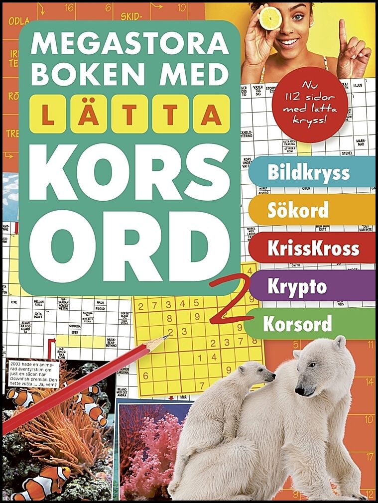 Tankesport | Megastora boken med lätta korsord 2