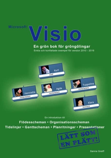 Greiff, Sanna | Microsoft Visio : En grön bok för gröngölingar