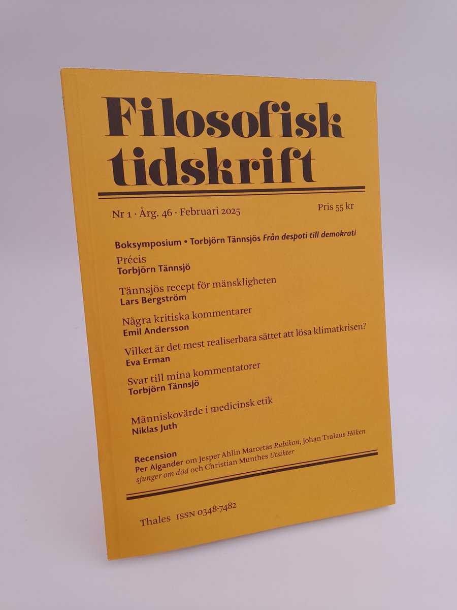 Filosofisk tidskrift | 2025/1