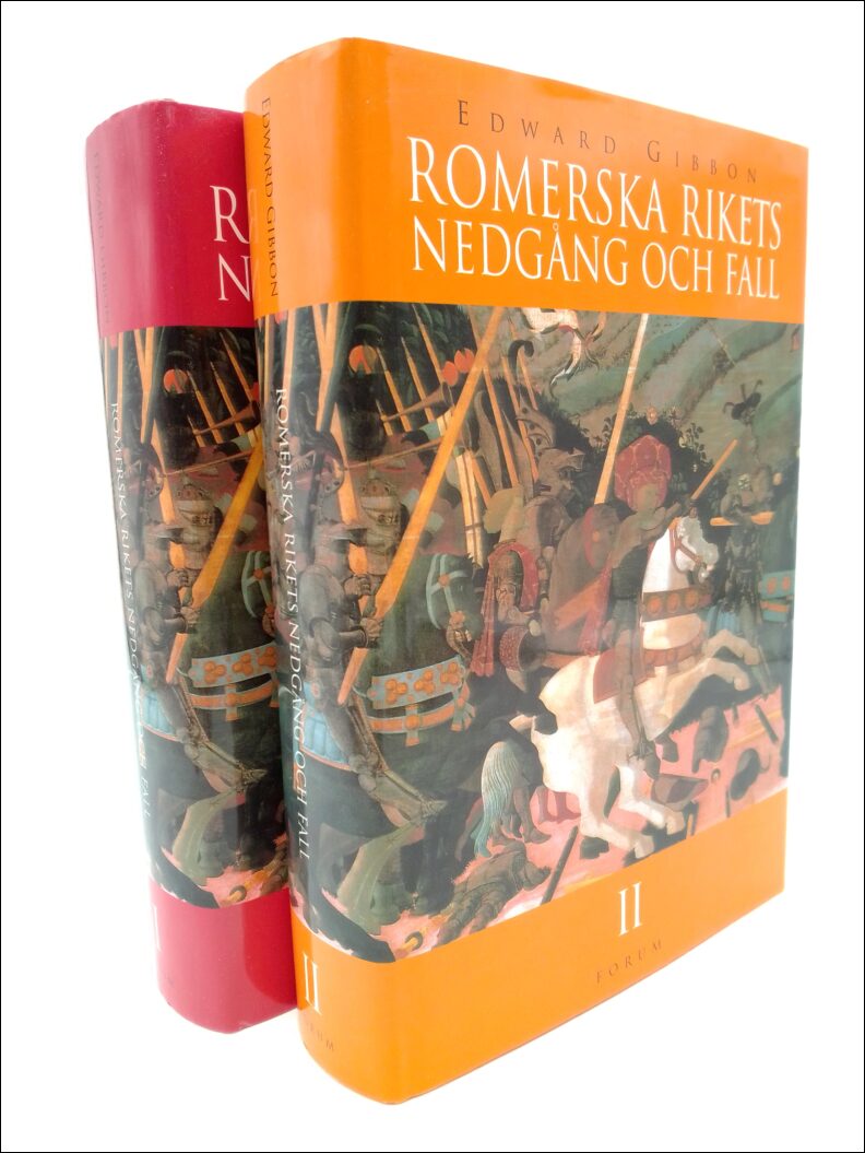 Gibbon, Edward | Romerska rikets nedgång och fall. Band I-II : Del 1-2 och del 3-4
