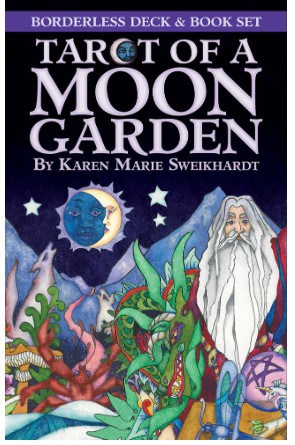 Sweikhardt, Karen Marie | Borderless Tarot Of A Moon Garden Deck & Book Set