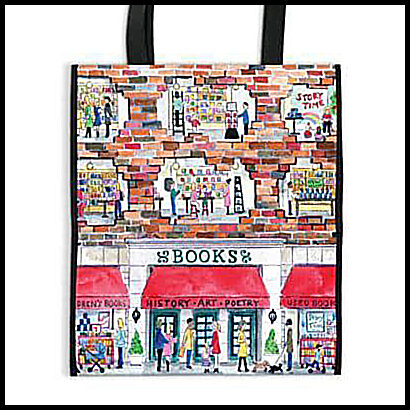 Michael Storrings a Day at the Bookstore Reusable Tote