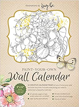 Kristy Rice | Paint-Your-Own Wall Calendar : Illustrations by Kristy Rice