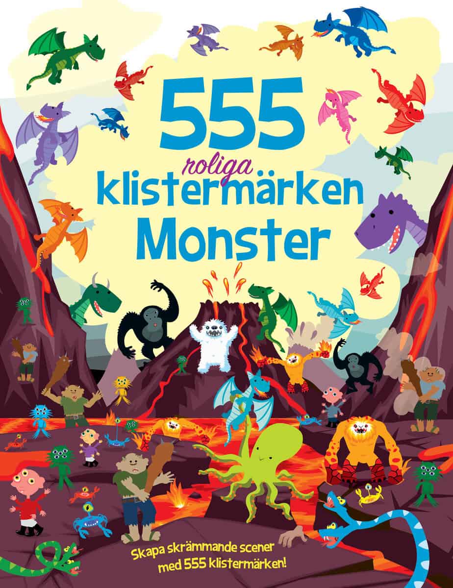 Graham, Oakley | 555 roliga klistermärken. Monster : Monster