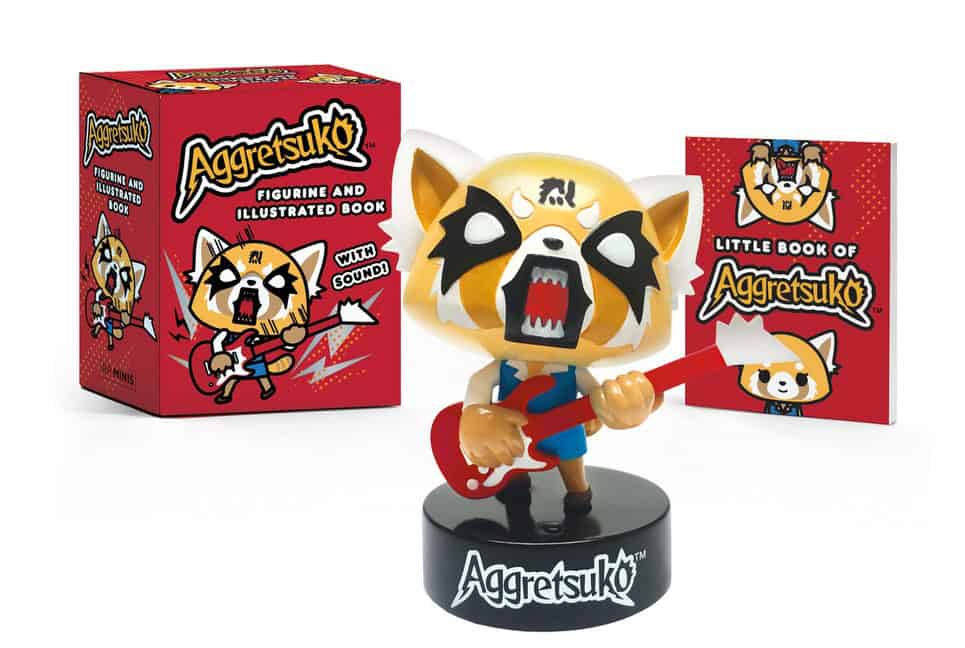 Sanrio | Aggretsuko Figurine And Illustrated Book
