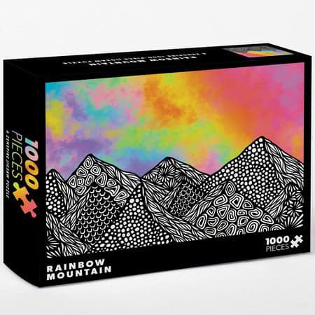 Thompson, Brita Lynn | Rainbow Mountain : A Zenspire 1000-Piece Puzzle for Adults