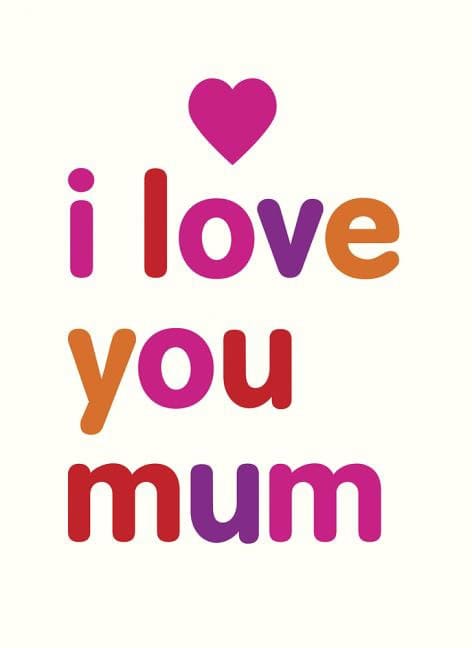 Carlson, Isobel | I love you mum