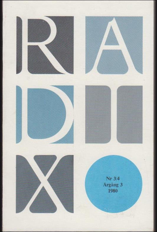 Castellano, Immacolata. | Radix : Tidskrift för humanism