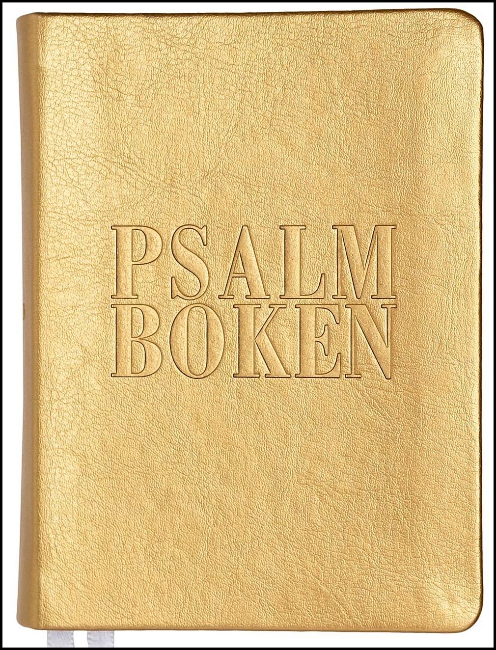 Den svenska psalmboken med tillägg (guld)