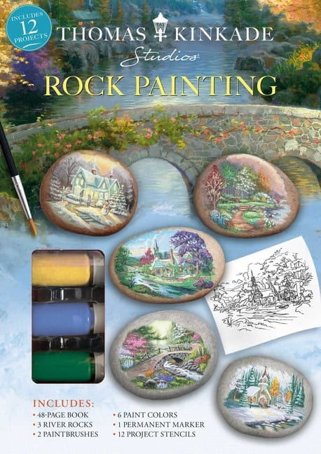 Editors of thunder bay PR | Thomas Kinkade Rock Painting