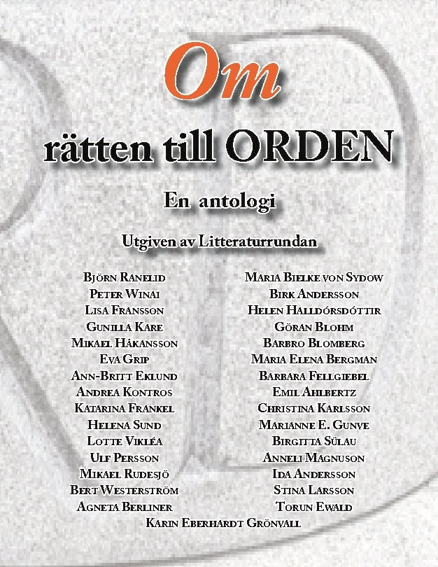Om rätten till orden : En antologi