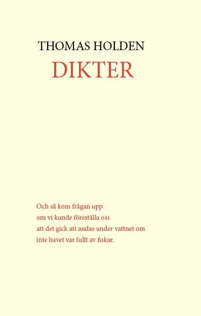 Holden, Thomas | Thomas Holden : Dikter
