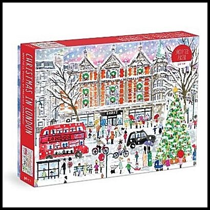 Galison | Michael Storrings Christmas in London 1000 Piece Puzzle