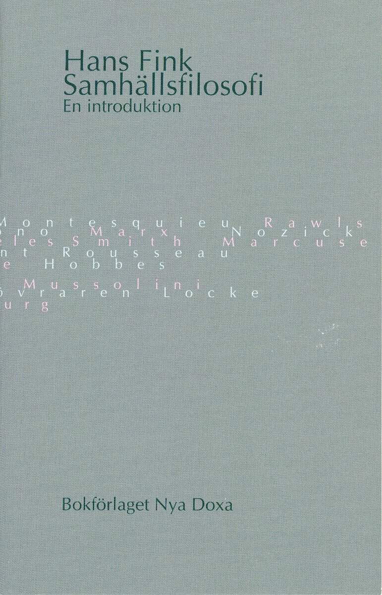 Fink, Hans | Samhällsfilosofi : En introduktion