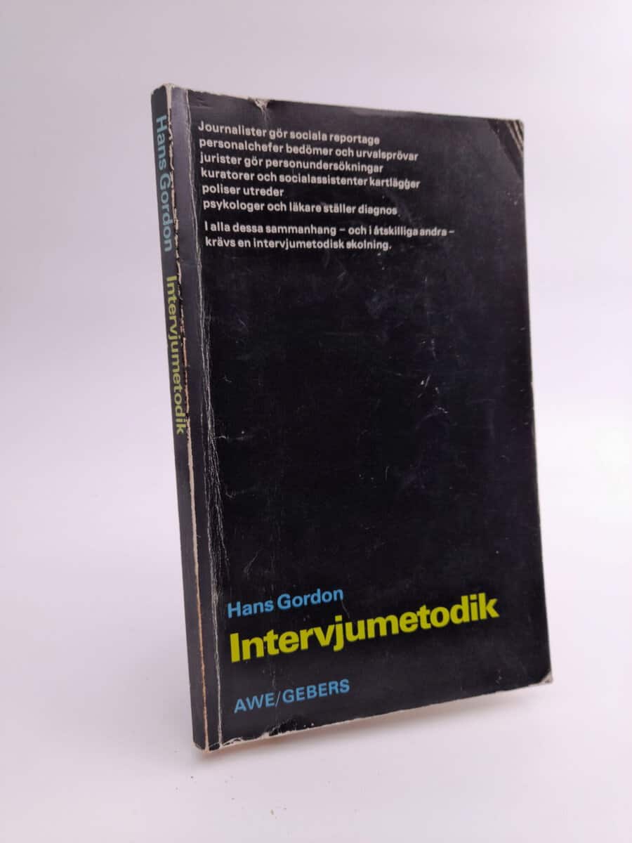 Gordon, Hans | Intervjumetodik