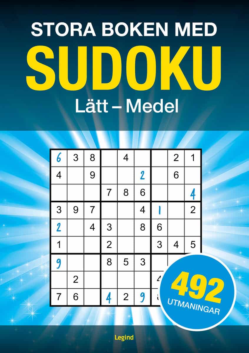 Stora boken med Sudoku : 492 pussel, lätt till medel