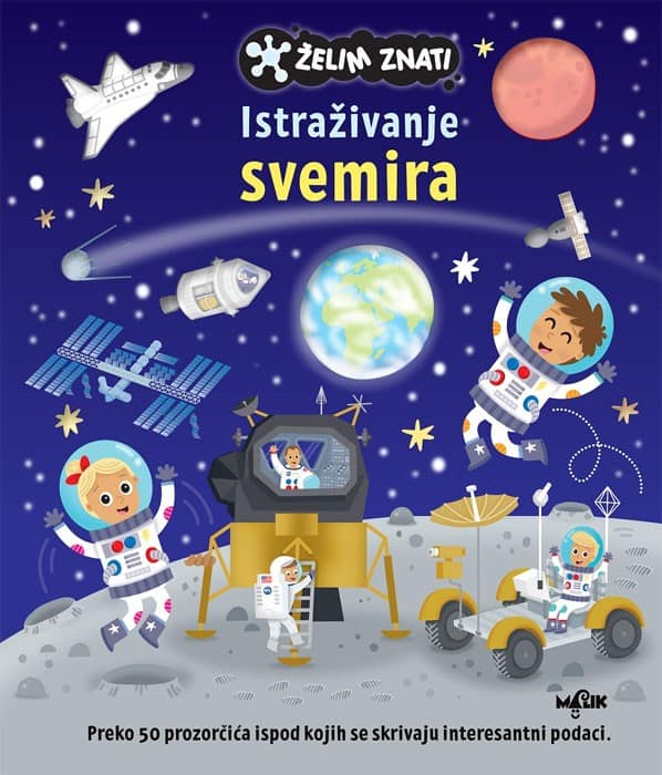 Bradley, Jennie | Želim znati : Istraživanje svemira, knjiga s prozorčićima
