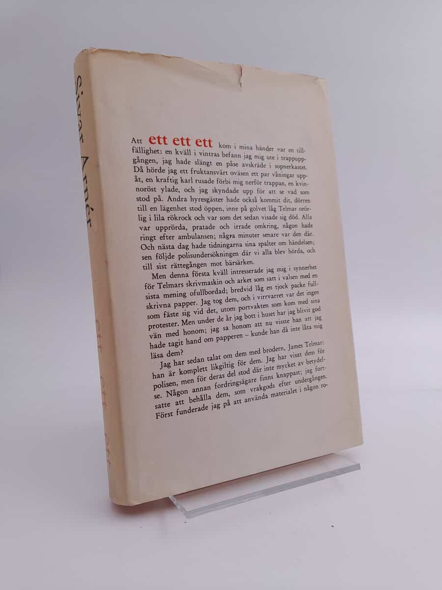 Arnér, Sivar | Ett ett ett : dagboksblad funna och utgivna