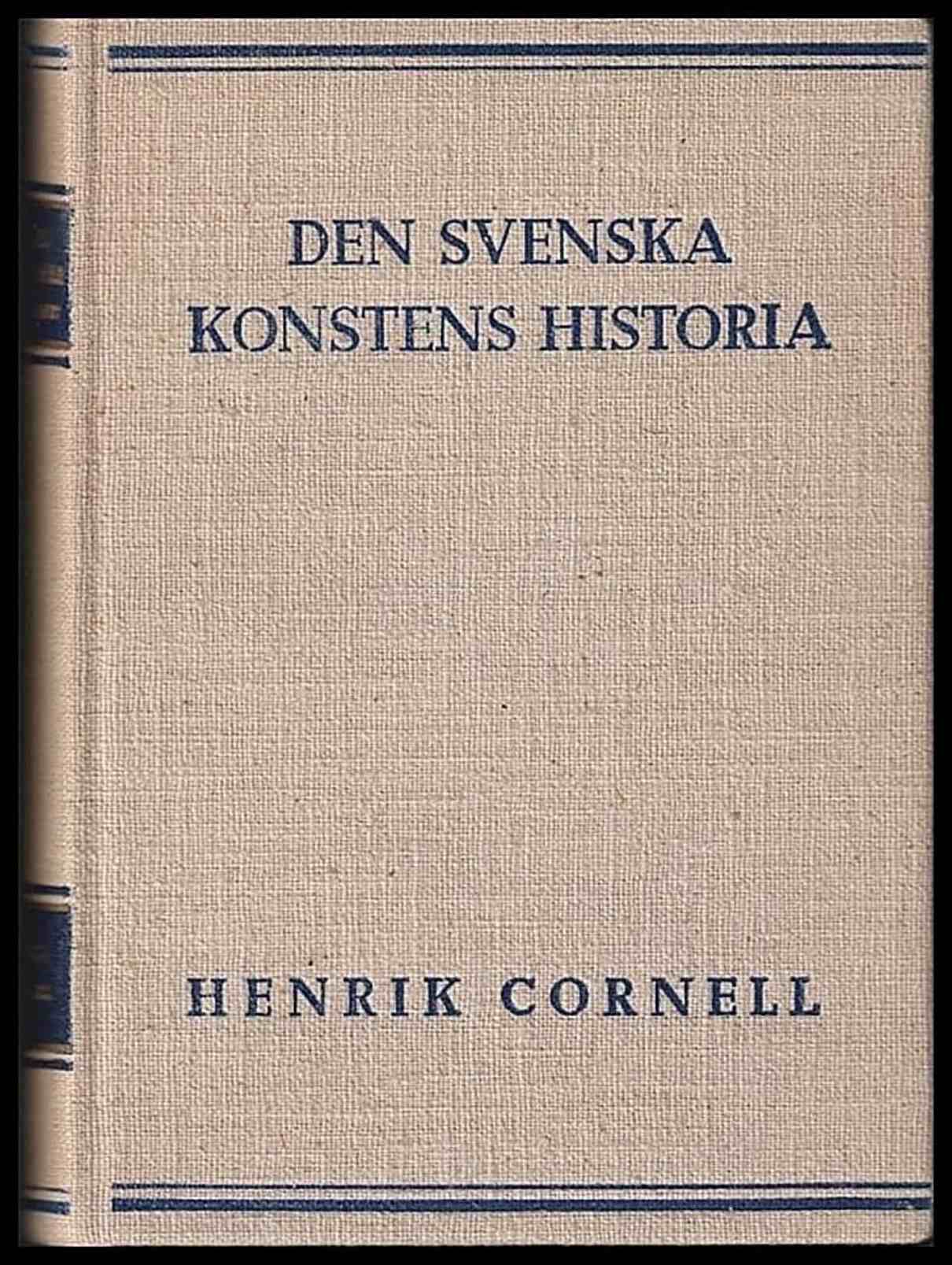 Cornell, Henrik | Den svenska konstens historia 2 : Under 1800- talet