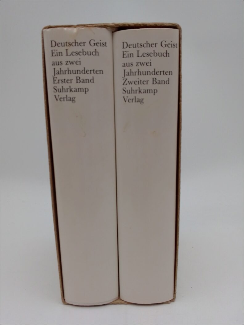 Loerke, Oskar | Suhrkamp, Peter (red) | Deutscher Geist : Ein Lesebuch aus zwei Jahrhunderten Herausgegeben 1-2