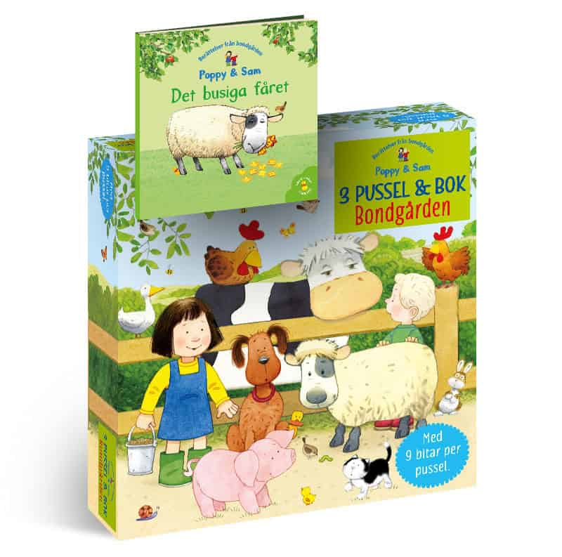 Amery, Heather | 3 pussel & bok. Bondgården