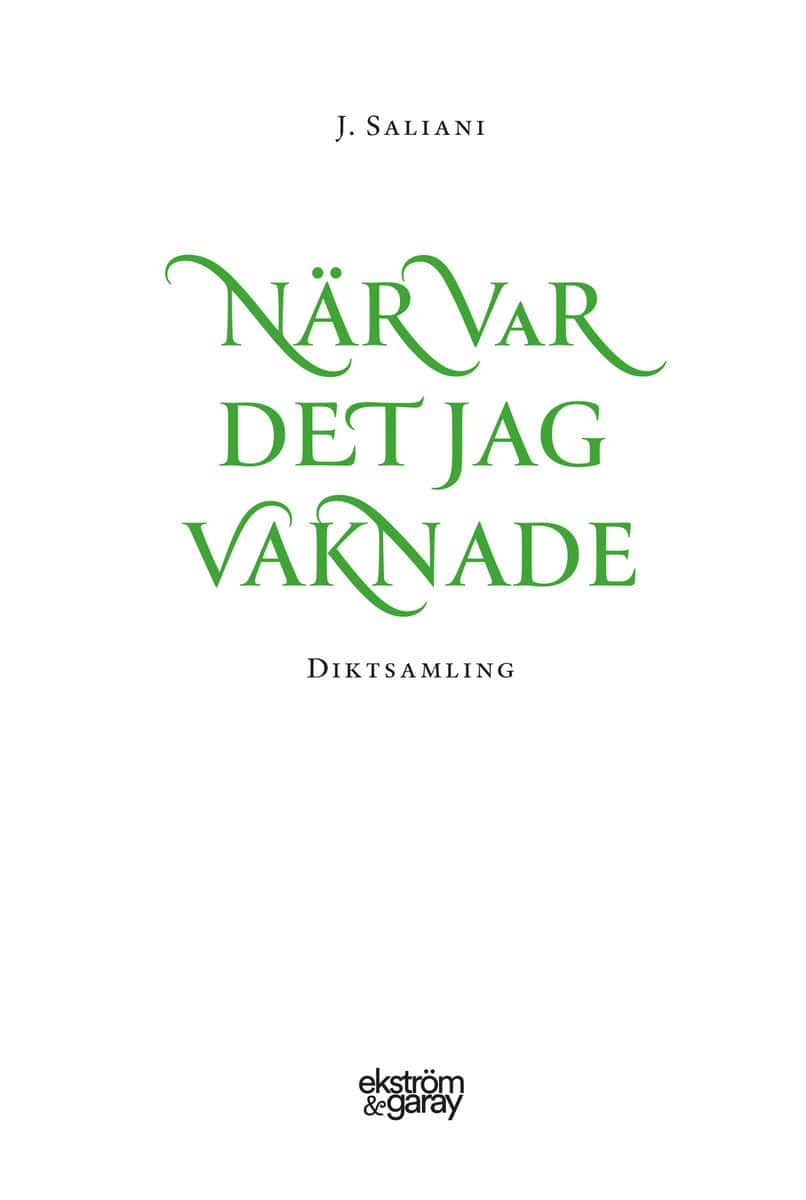 Saliani, J. | När var det jag vaknade