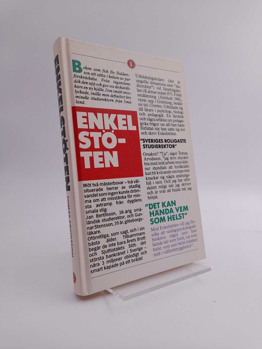 Arvidsson, Tomas | Enkelstöten
